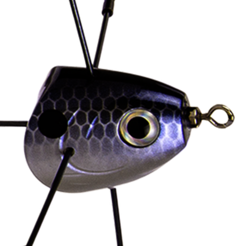 Load image into Gallery viewer, Strike King Tour Grade Titanium Umbrella Rig - Blue Gizzard Shad