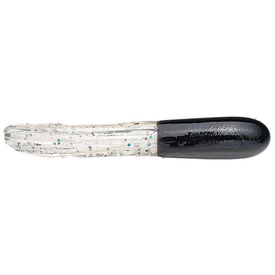 Strike King Mr. Crappie Tube - Tuxedo Black Sparkle Laminate