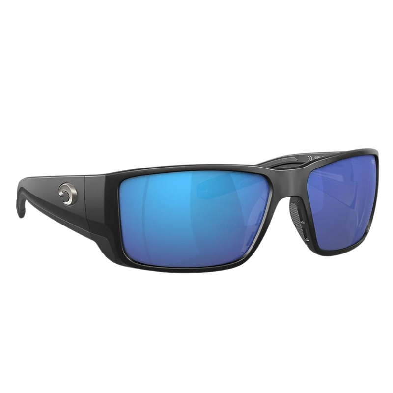 Load image into Gallery viewer, Costa Blackfin Pro Sunglasses - Matte Black Frames and Blue Mirror Lenses