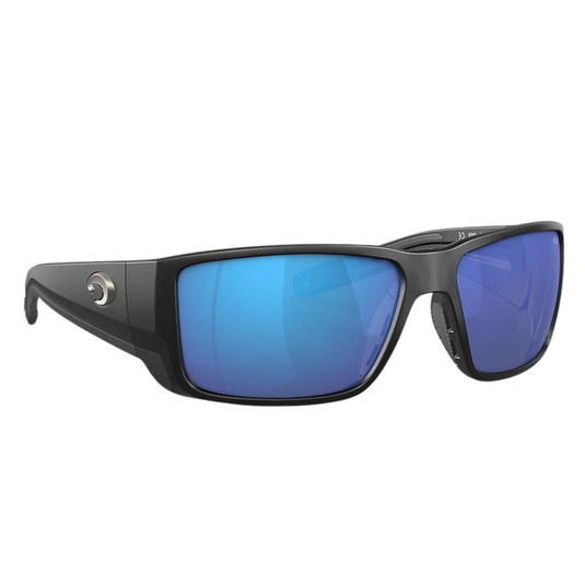 Costa Blackfin Pro Sunglasses - Matte Black Frames and Blue Mirror Lenses