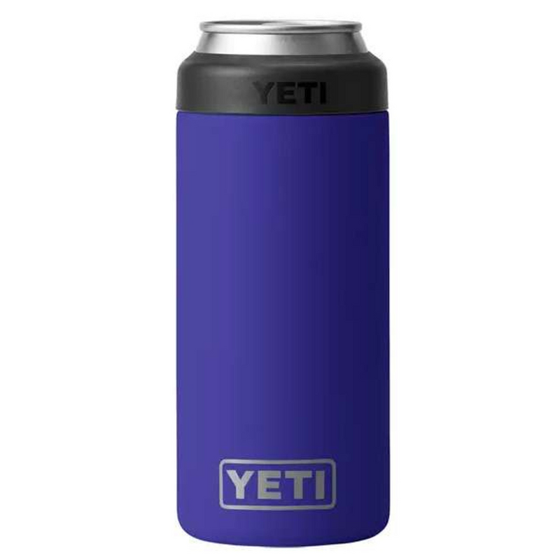 Load image into Gallery viewer, Yeti Rambler 12oz Slim Colster Can Insulator Offshore Blue