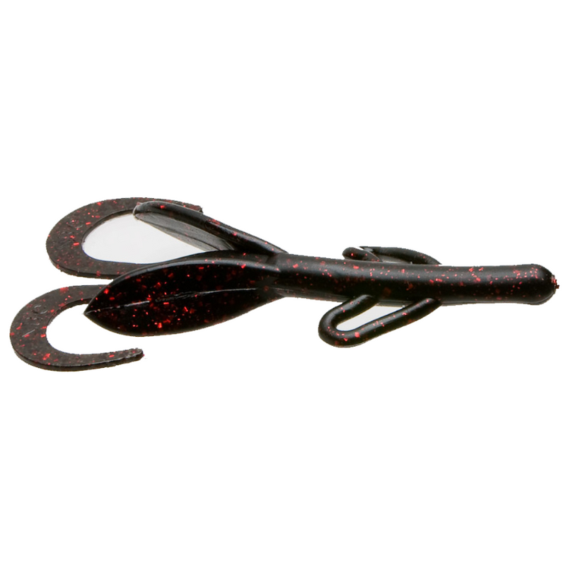 Load image into Gallery viewer, Zoom Baby Brush Hogs - Black Red Glitter