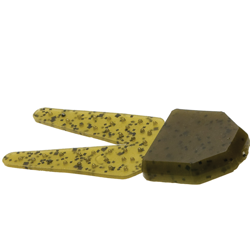 Load image into Gallery viewer, Zoom Big Salty Chunk Jig Trailer - Green Pumpkin