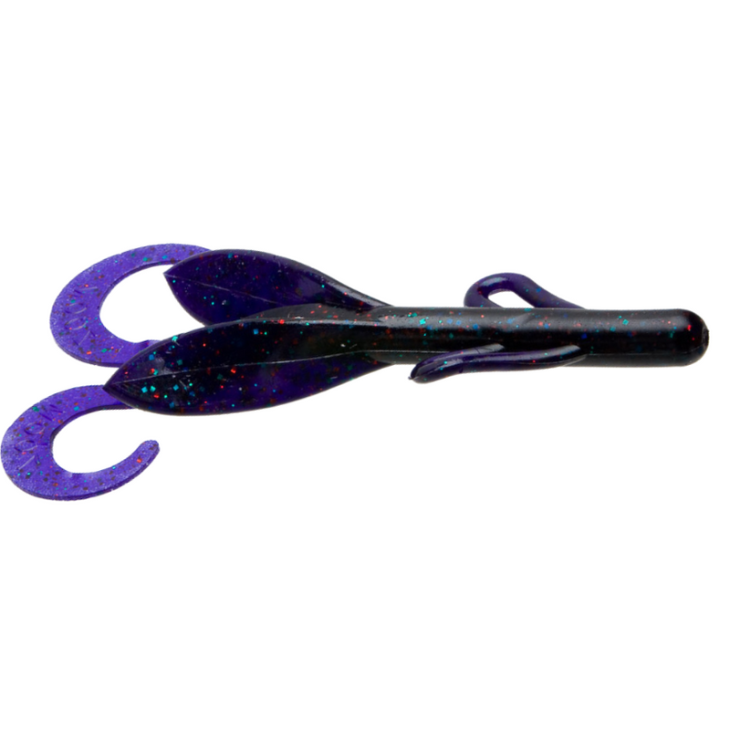 Load image into Gallery viewer, Zoom Brush Hog Creature Baits - Junebug Red