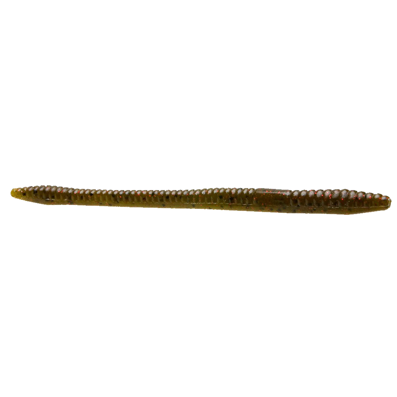 Load image into Gallery viewer, Zoom Finesse Worms Green Pumpkin Red