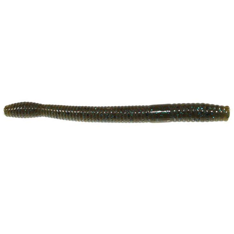 Load image into Gallery viewer, Zoom Magnum Finesse Worm Green Pumpkin Blue