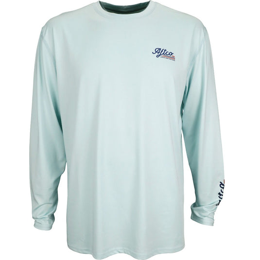 Aftco Sonic Performance Long Sleeve Shirt Mist Color