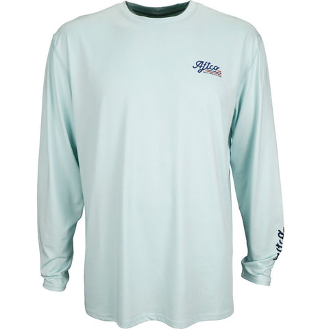 Aftco Sonic Performance Long Sleeve Shirt Mist Color