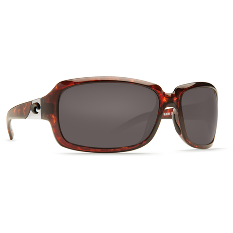 Costa Isabela Women's Sunglasses - Black Coral Frames with Gray Lens