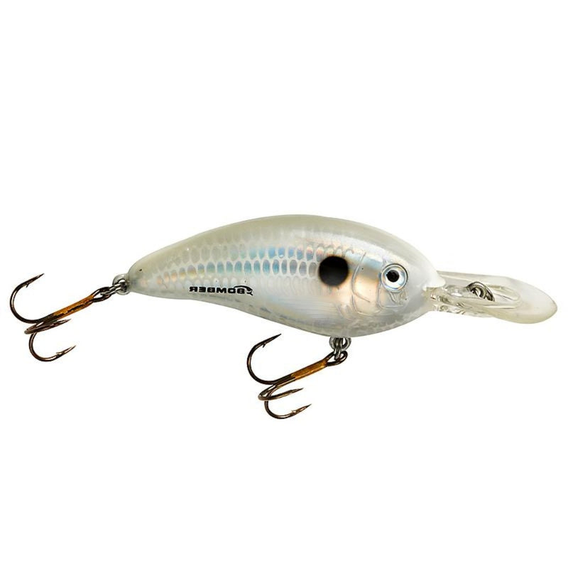 Load image into Gallery viewer, Bomber Lures Fat Free Shad Jr. BD6F Crankbait - Dances Pearl White