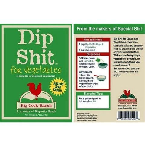 Big Cock Ranch Dip Seasonings - For Vegetables