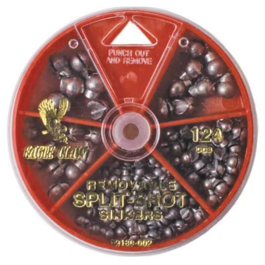Eagle Claw Removable Split Shots - Southern Reel Outfitters
