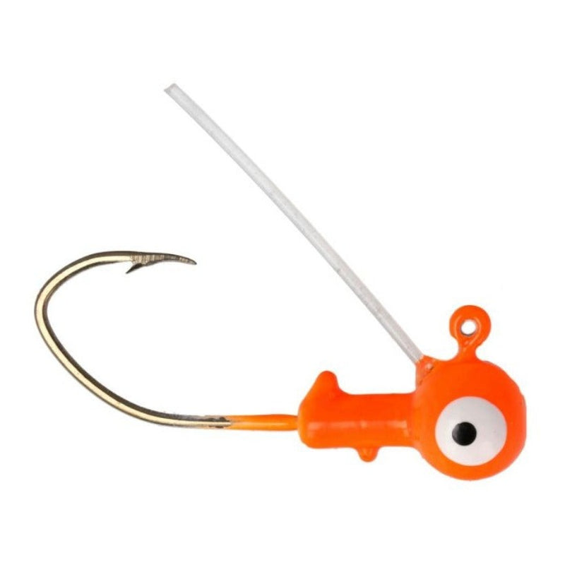 Load image into Gallery viewer, Eagle Claw Pro-V Weedless Ball Head Jigs - Orange