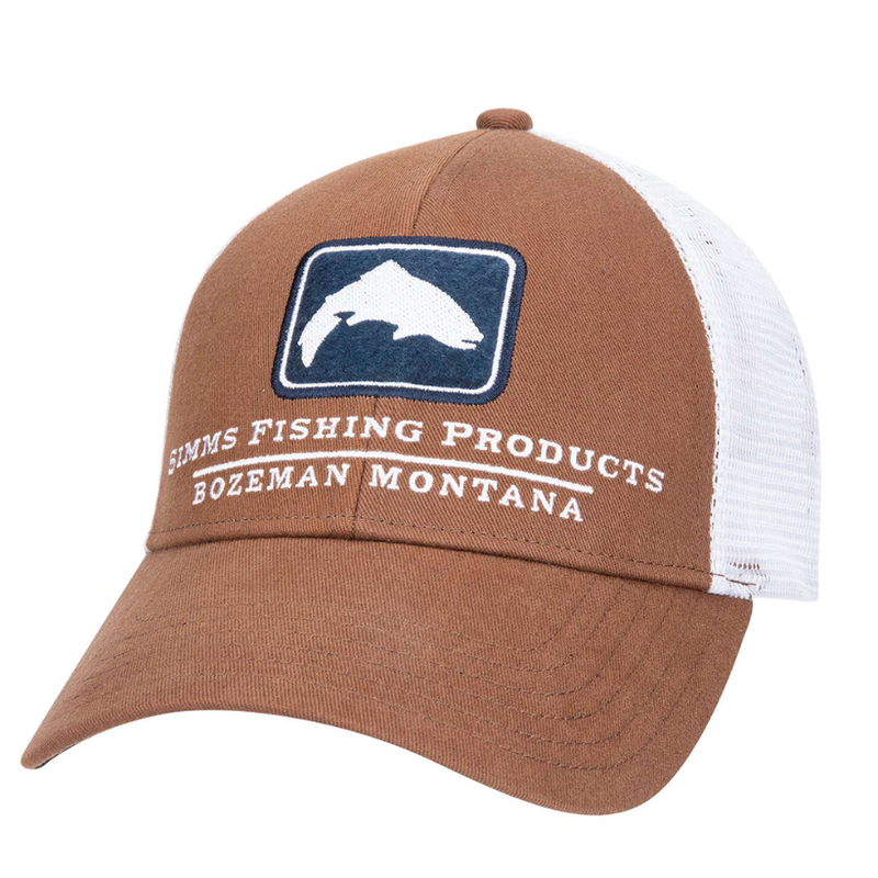 Load image into Gallery viewer, Simms Trout Icon Trucker Hats - Mocha