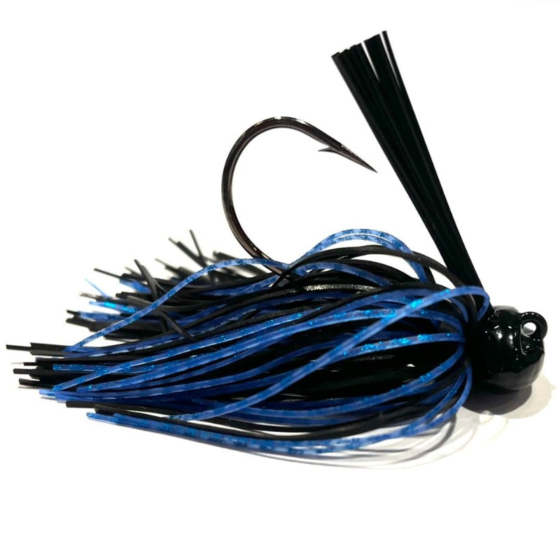 Load image into Gallery viewer, J & H Tackle Outlaw Jigs - Black n Blue