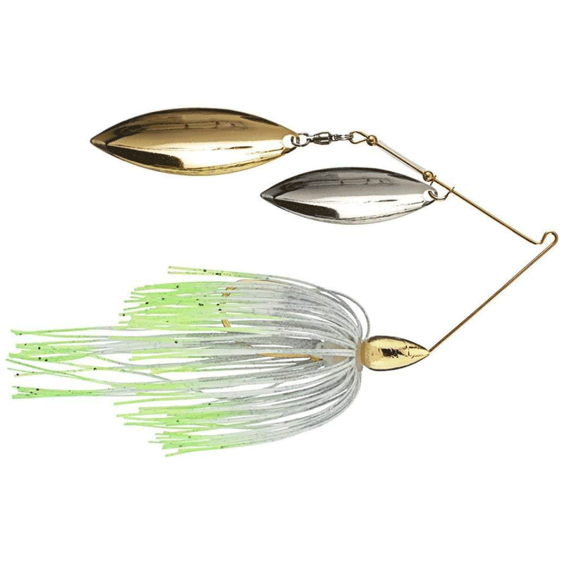Load image into Gallery viewer, War Eagle Gold Double Willow Spinnerbaits