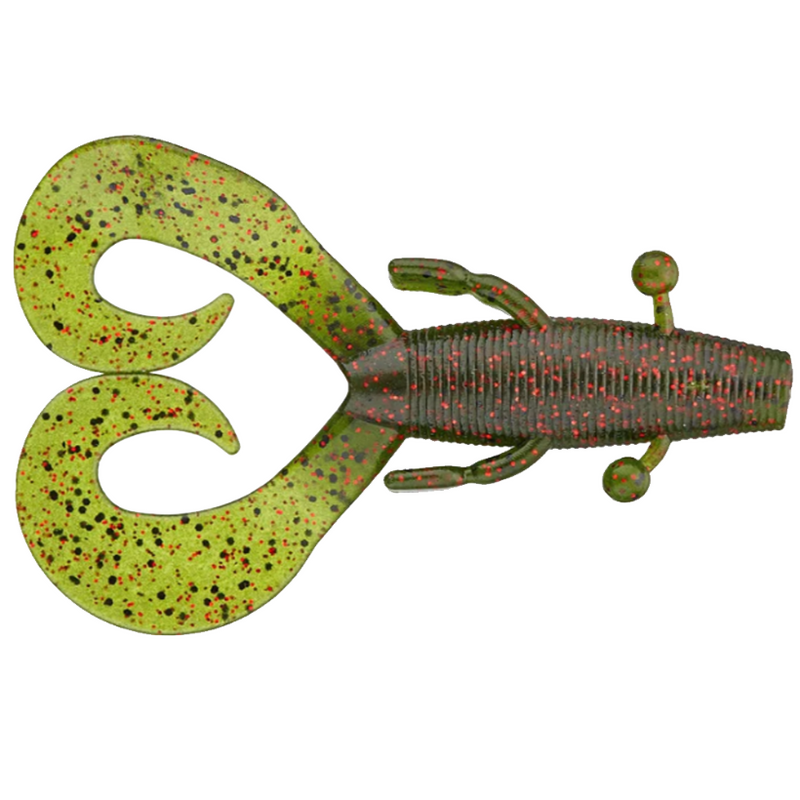Load image into Gallery viewer, Yamamoto Cowboy Creature Baits - Watermelon Black Red Flakes