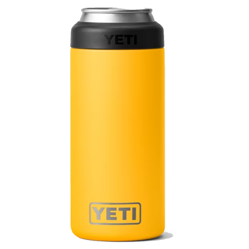 Load image into Gallery viewer, Yeti Rambler 12oz Slim Colster Can Insulator Yellow