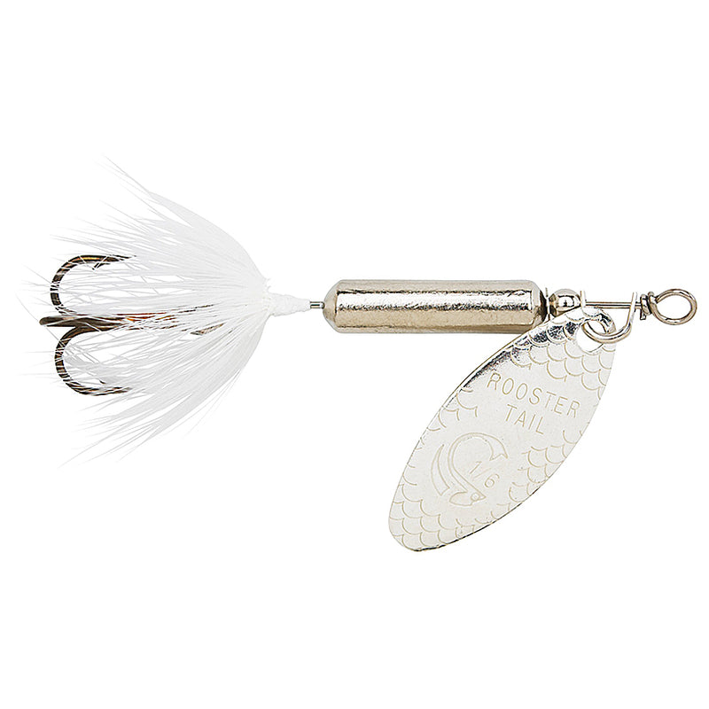 Load image into Gallery viewer, Worden's Original Rooster Tails - Chrome Whitetail