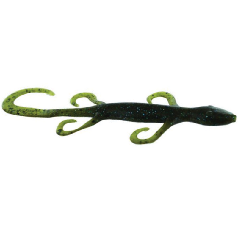 Load image into Gallery viewer, Zoom 6'' Lizards - Green Pumpkin Blue