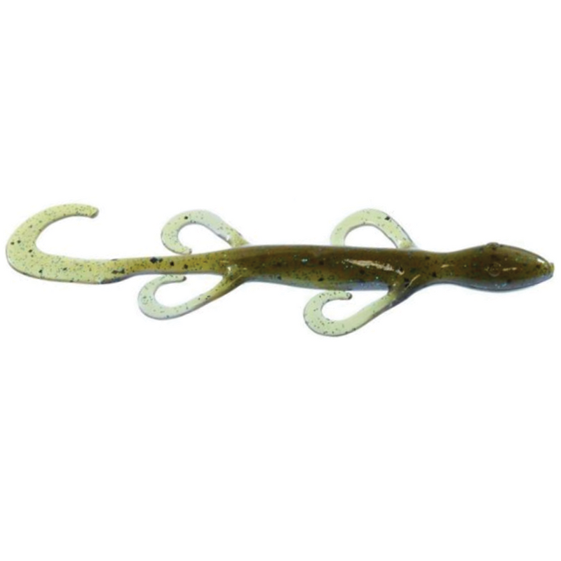 Load image into Gallery viewer, Zoom 6'' Lizards - Green Pumpkin Blue Flash