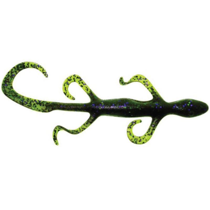 Load image into Gallery viewer, Zoom 6'' Lizards - Green Pumpkin Candy