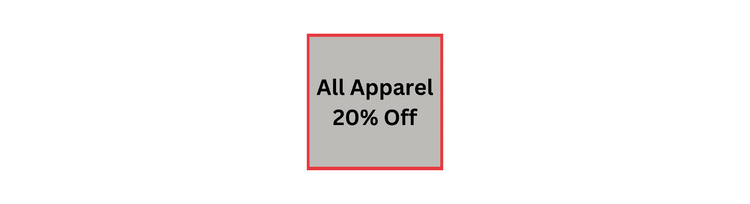 All Apparel 20% Off