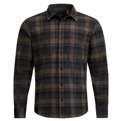 Sitka Ashland Lightweight Flannel Shirt - Black Pyrite Fall Plaid 