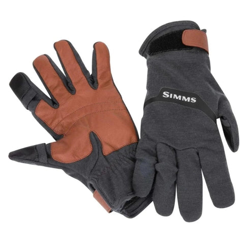 Simms Lightweight Wool Flex Glove - Carbon Color
