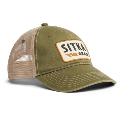 Sitka Heritage Patch Vintage Trucker Hat - Low Pro - Olive Green