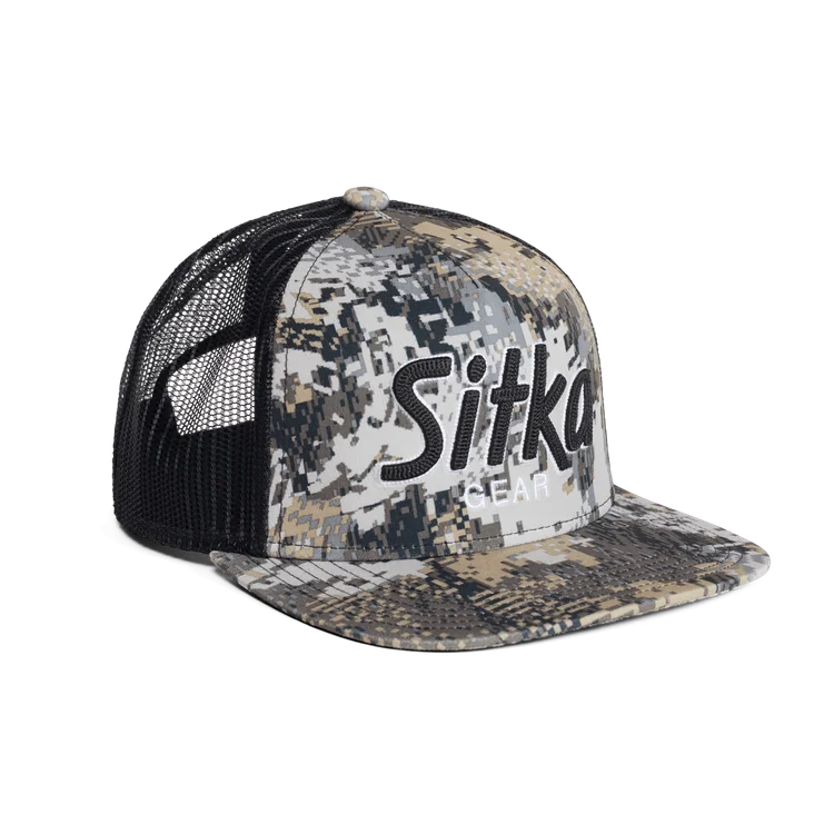 Load image into Gallery viewer, Sitka Optifade 90s Script Hi Pro Trucker Hat

