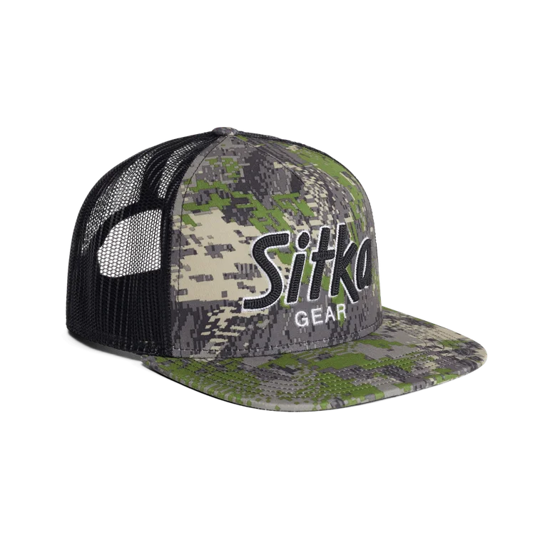 Load image into Gallery viewer, Sitka Optifade 90s Script Hi Pro Trucker Hat
