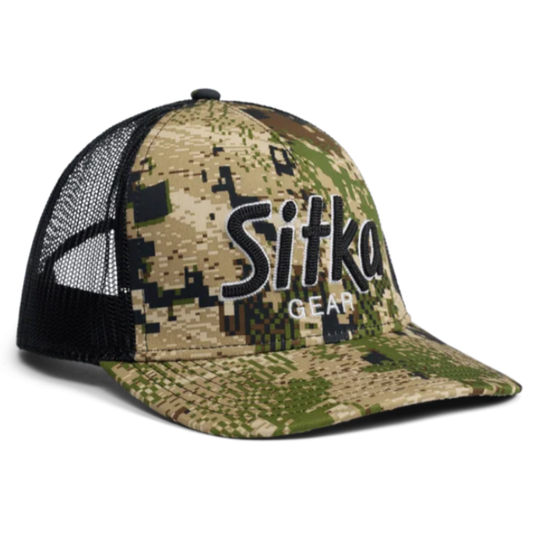 Sitka Optifade 90s Script Hi Pro Trucker Hat - Subalpine
