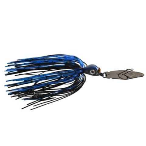 1st Gen Fishing Copperhead Bladed Jig - Black and Blue