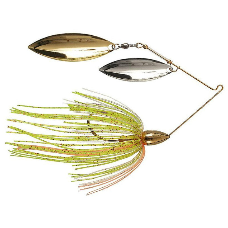 Load image into Gallery viewer, War Eagle Double Willow Spinnerbaits - Sun Perch - Gold
