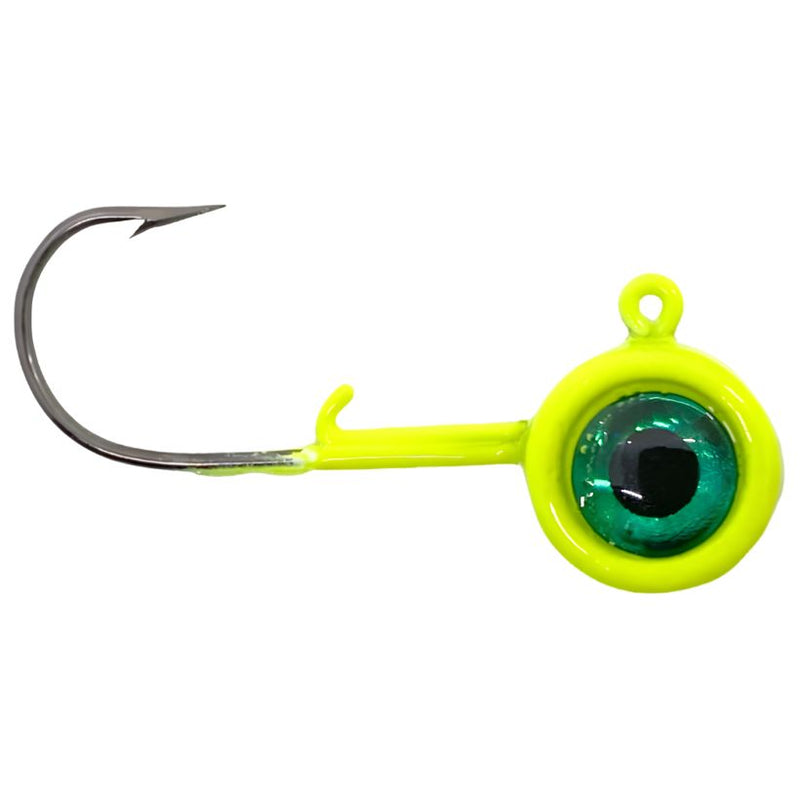 Load image into Gallery viewer, ACC Crappie Stix Jig Heads - Chartreuse
