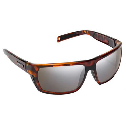 Bajio Palometa Sunglasses - Brown Tortoise Matte Frames with Green Mirror Lens