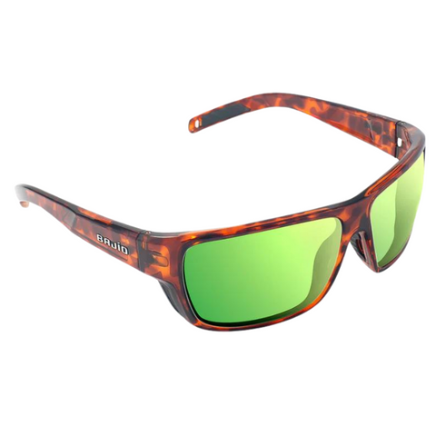 Bajio sunglasses rigolets - Brown Tortoise frames Green Mirror Lens