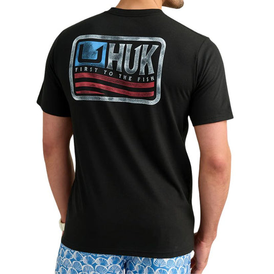Huk Men's Born Wave T-Shirts - Black