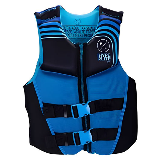 Hyperlite Boy's Youth Indy CGA Life Jacket - Black and Blue