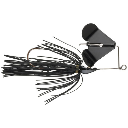 Black's Custom Lures Brain Buster Buzzbaits - Black with Black Blade