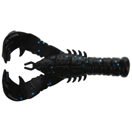 Yamamoto Yama Craw - Black with Large Blue Flake