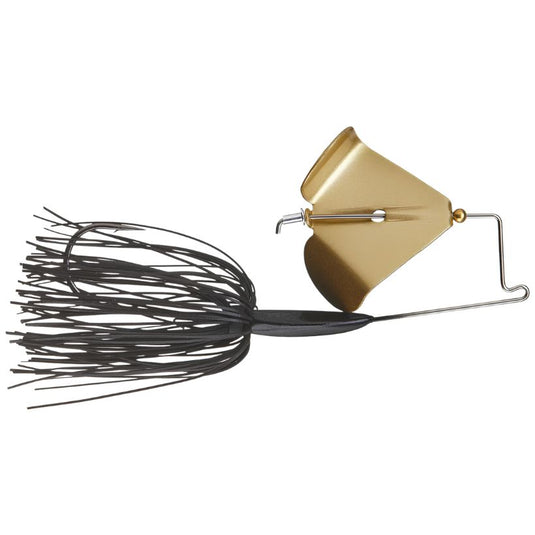 Boogerman Lures HD Series Buzzbaits - Black w/ Gold Blade