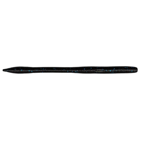 Yamamoto Sensei Worms - Black w/ Large Blue Flakes