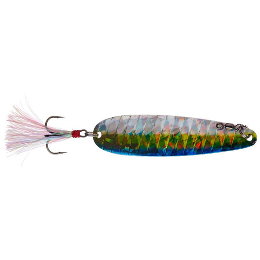 Nichols Lake Fork Flutter Spoon with reflective shad finish for deep bass fishing - Bombshell