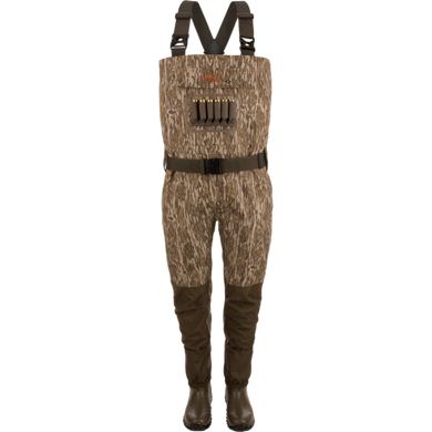 Drake Hardline Uninsulated Breathable Wader with 800g Thinsulate boots – waterproof hunting and fishing wader front view