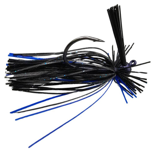 Brazalo Custom Finesse Jigs - Black n Blue