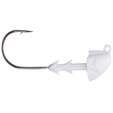 Buckeye Lures Shocker Light Wire Swimbait Jig Head - Pearl