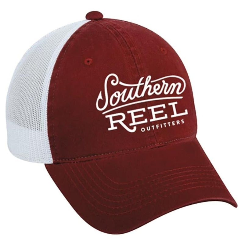 Load image into Gallery viewer, Southern Reel Outfitters Mesh Hat – Breathable Fishing Cap with Embroidered Logo and Sun Protection
