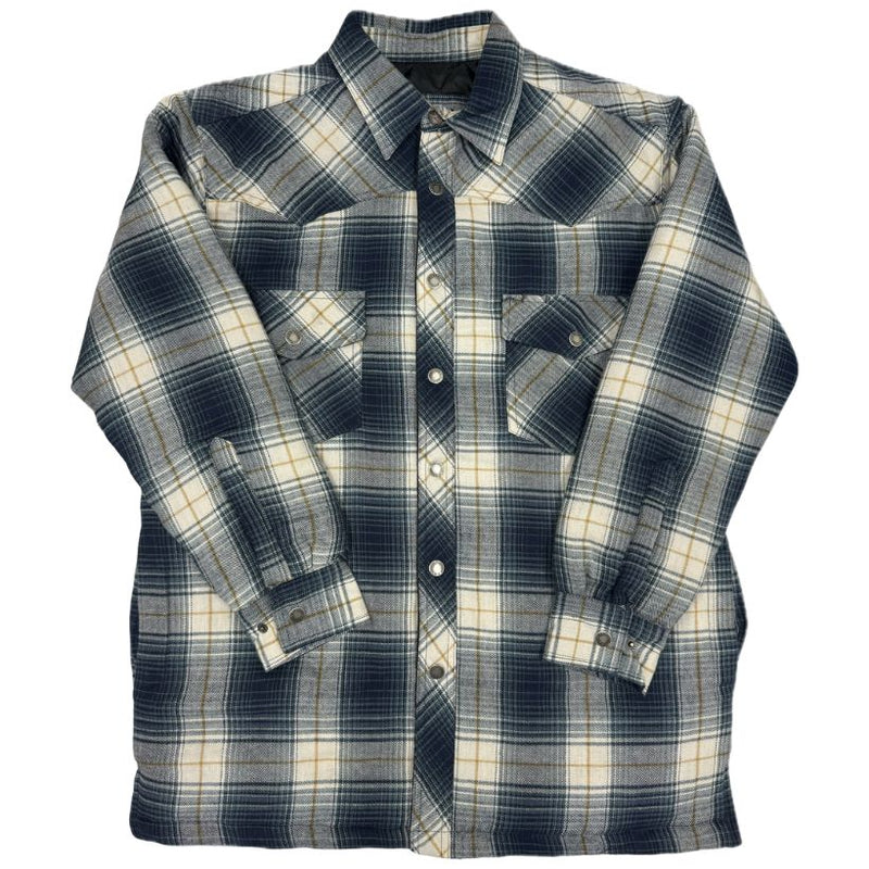 Load image into Gallery viewer, Canyon Guide Outfitters Fort Dodge Quilted Jacket - Blue and Cream
